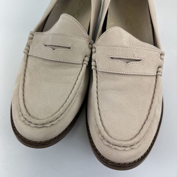 Vionic Waverly Loafer Light Pink Nubuck Leather Comfort Slip On Moc Toe Size 7.5 - Picture 5 of 14